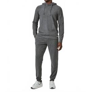 NEW 7DIAMONDS men's generation soft brushed hoodie in granite
